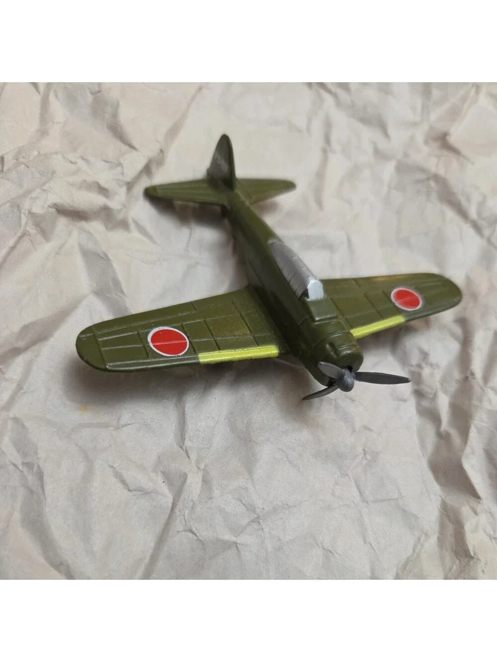 Vintage Dyna Flites A114 Japanese Zero Green Diecast Airplane